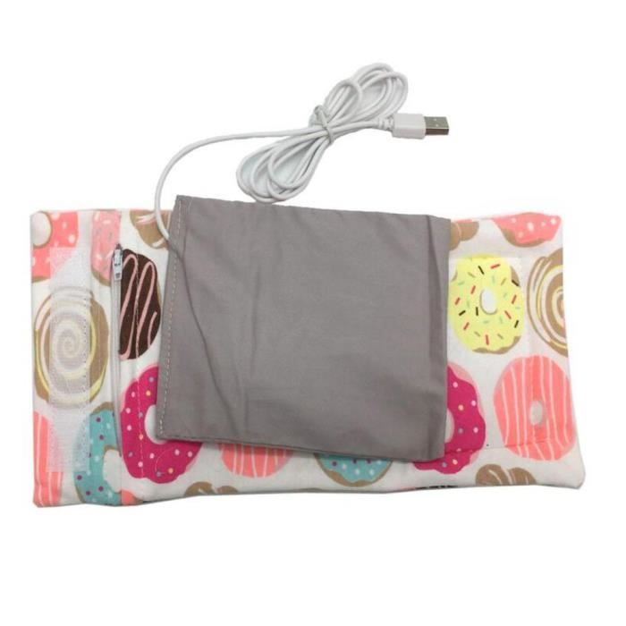 Chauffe Eau A Lait Usb Poussette De Voyage Sac Isole Chauffe Biberon Pour Bebe Multicolore Donuts Cdiscount Pret A Porter