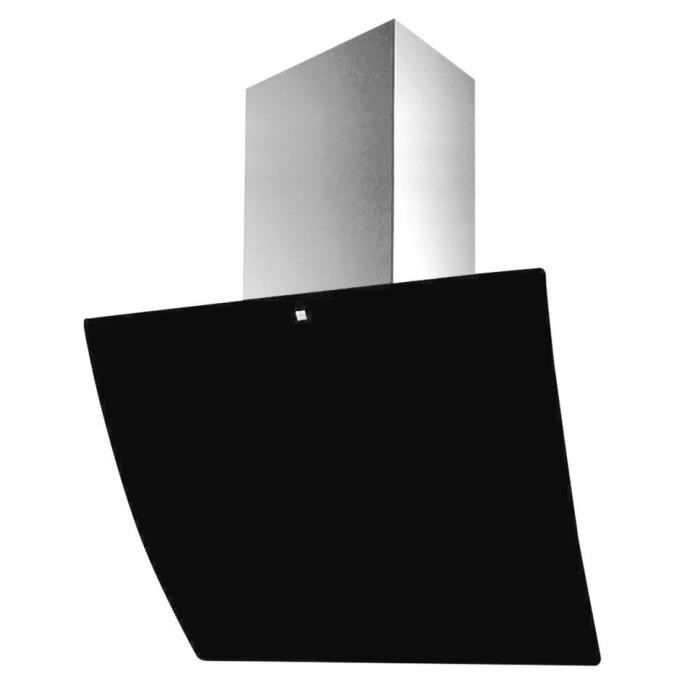 Hotte Decorative Inclinee 80cm 580m3 H Noir 5038014 Roblin Achat Vente Hotte Cdiscount