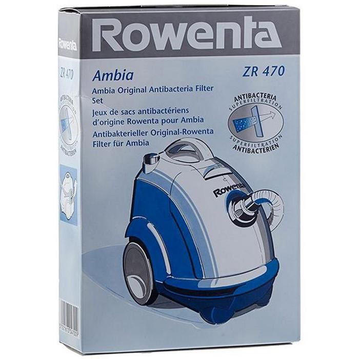 Accessoire Aspirateur - ROWENTA - AMBIA - 6 Sacs + 1 Microfibre - Compatible avec plusieurs modèles