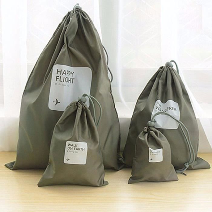 Kinyoda Lot De 12 Cubes De Rangement Valise - Organisateurs De Bagages Étanches Multifonctions