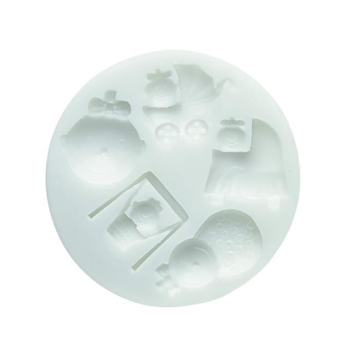 Moule En Silicone Ailes D'ange - Pour Décoration Gâteaux, Pâte à Sucre - Dimensions 12,2x8,2 Cm - Réutilisable