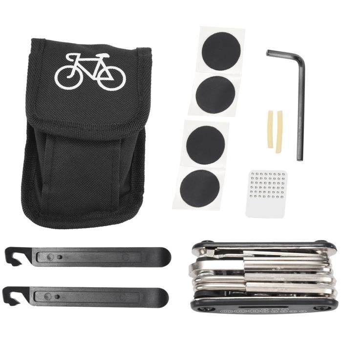 Kit Outil Multifonction 16-en-1 Pour Vélo - Acier - Portable - Neuf