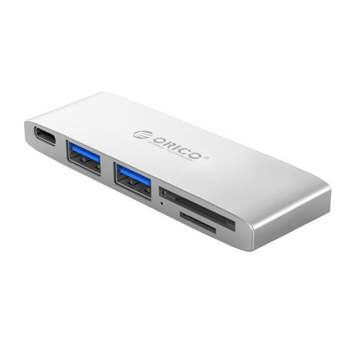 ORICO Hub Type-C 2 USB 3.0 Ports Alliage D'Aluminium