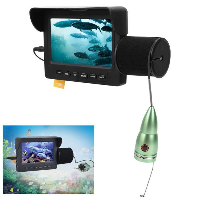 Caméra de Détection de Poisson, Caméra de Détection de Poisson Caméra Sous-marine Professionnelle étanche CVBS HD Pixels avec Lumière Infrarouge pour Caméra de Détection de Poisson, Caméra de Détection de Poisson Caméra Sous-marine Professionnelle étanche CVBS HD Pixels avec Lumière Infrarouge pour