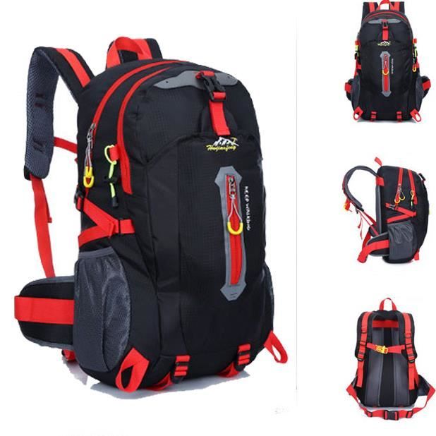 40l Sac A Dos Etanche Randonnee Camping Ecole Sac Loisir Voyage Sacs Epaule En Nylon Scolaire Cartable Lycee College Noir Noir Achat Vente Sac A Dos 2009244862885 Cdiscount
