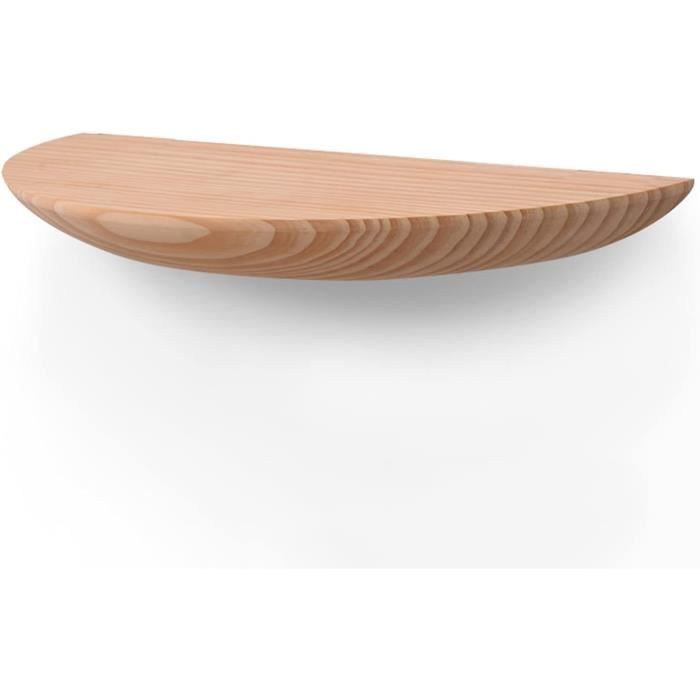 Etagere Murale Blanche OAKERLAND Etagere D'angle Bois Massif, Etagere D ...
