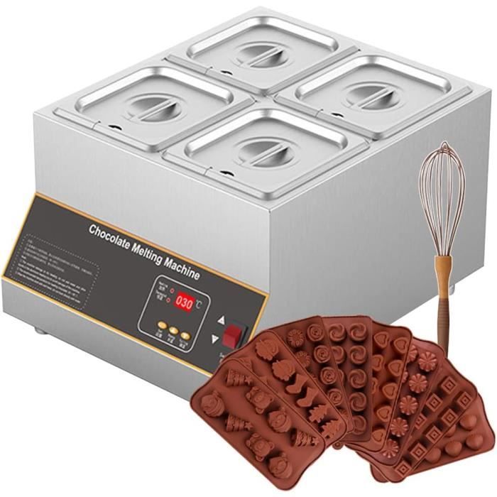 Machine À Fondre Le Chocolat À Double Pot, Machine À Fondue Au Chocolat Électrique Avec Moule