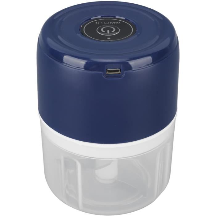 Hachoir Électrique, Mini Hachoir à Ail Électrique 250ml Presse-ail, hachoir à ai