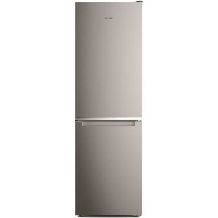 Réfrigérateur congélateur bas WHIRLPOOL - W7X81IOX - 335 L (231 + 104) - L59,6cmXH191,2cm -INOX