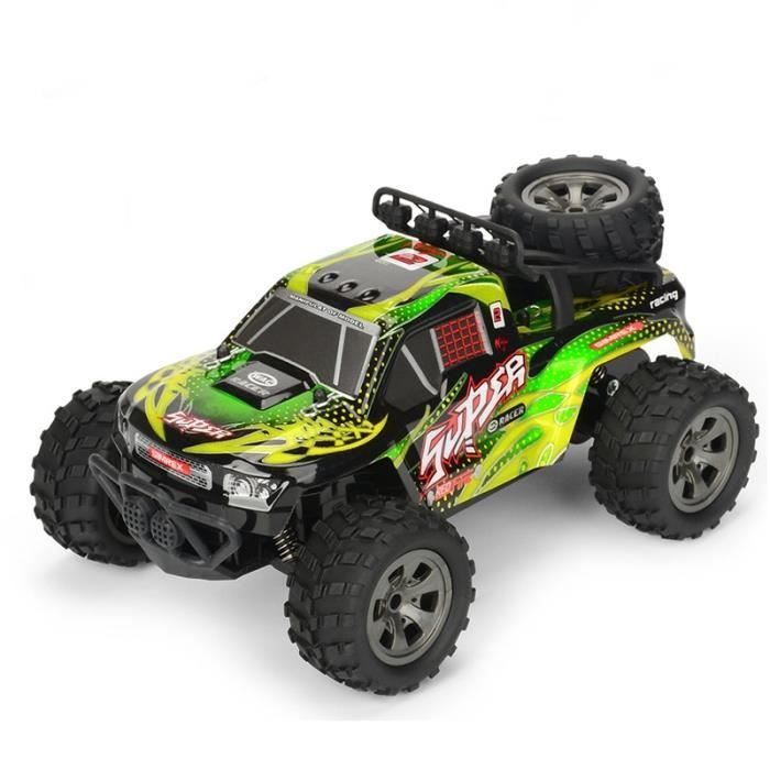 Voiture Telecommandee Tout Terrain Radiocommandee 24cm 20km h Vert YONIS Cdiscount Jeux Jouets