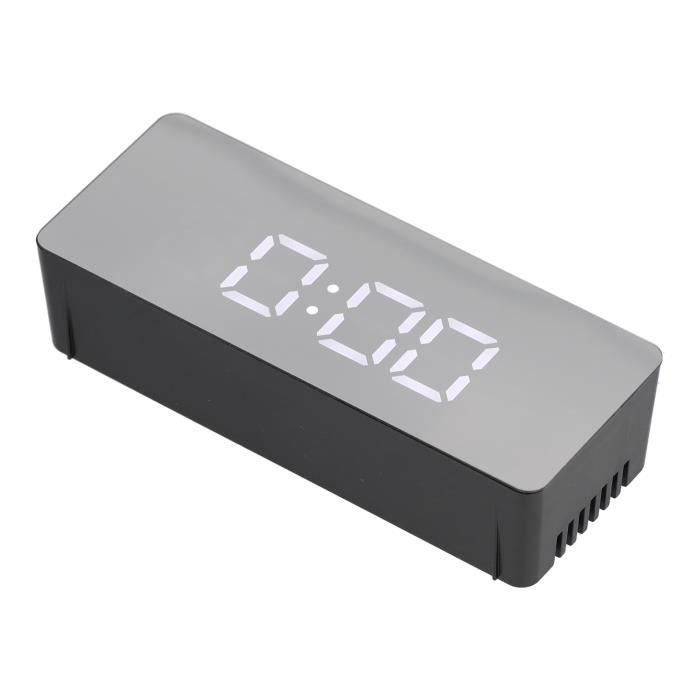 YOSOO LED Mirror Alarm Clock, Rectangular Exquisite Digital Clocks
