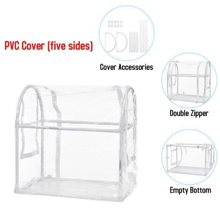Housse De Remplacement Serre PVC Style A/B/C - Protection UV Et Imperméable Pour Plantes