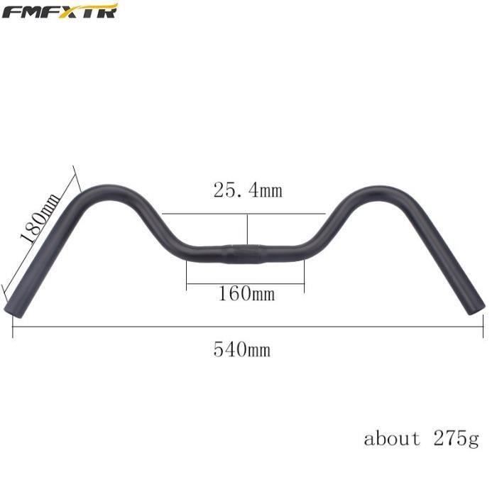 SENQI Guidon Vélo Confortable Vintage En Alliage Aluminium 31,8 Mm - Pour Ville, VTT Et Pignon Fixe