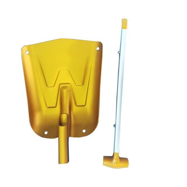 Pelle à Neige Ausonia GR 600 En Alliage D'Aluminium - Sans Manche, Légère Et Robuste
