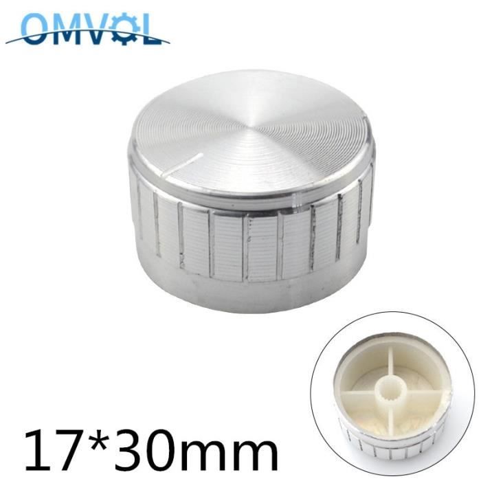 Boutons De Potentiomètre En Aluminium Doré - Diamètre 6 Mm, Hauteur 38 Mm - Pour Guitare, Basse Et équipement électronique - 5