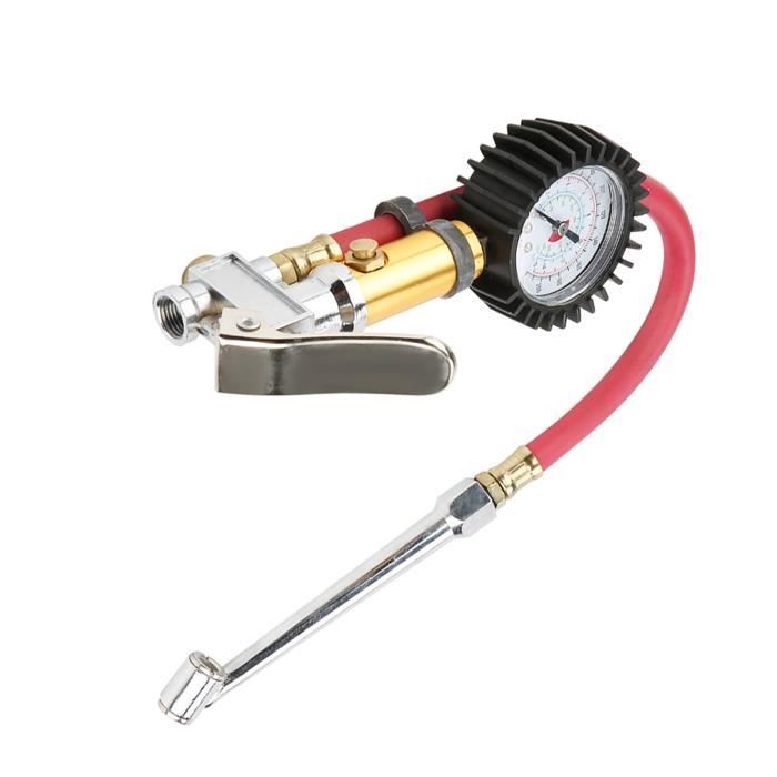 Pistolet Gonfleur Pneus 20 Litres - Pompe à Air 10 Bar Avec Manomètre - Pour Pneus Voiture, Vélo, Ballons - 10