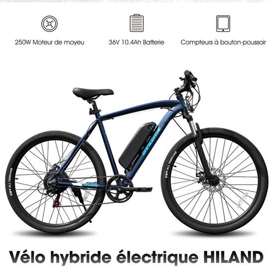 Hiland Vélo Velo De Ville 26 Pouces Femme Vélo De Montagne Hiland
