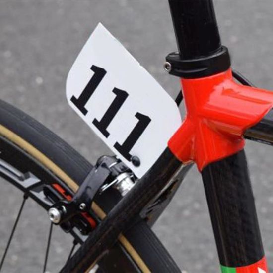 Support de plaque d'immatriculation de vélo vtt, pour vélo de route,  support de numéro arrière, cartes de course, cyclisme Li X5Q4 – acheter aux