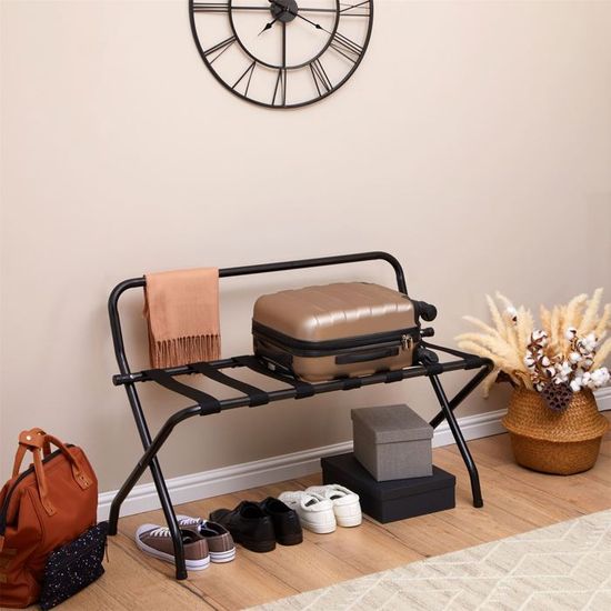 Porte Bagages Hotel Porte-valise Suite En Mu00e9tal Noir