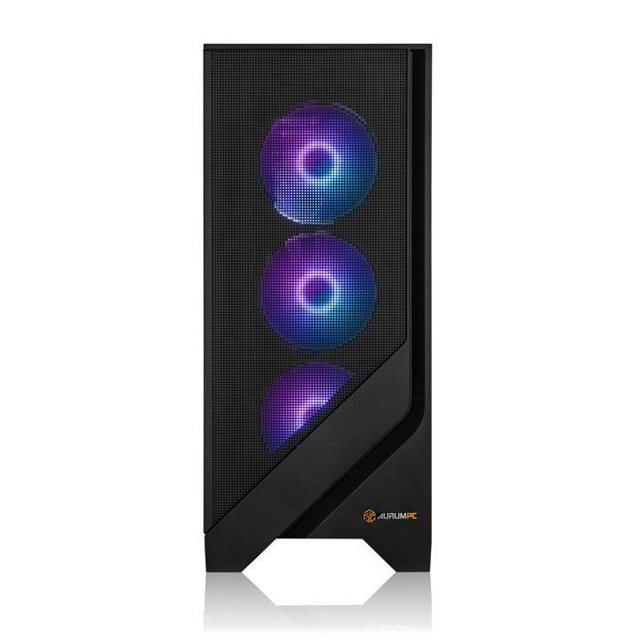 PC Gamer AURUMPC Ryzen 7 5700X + RTX 4060 8Go + 32Go RAM + 1To SSD - Sans OS - Prêt Pour Gaming Et Montage Vidéo - 13