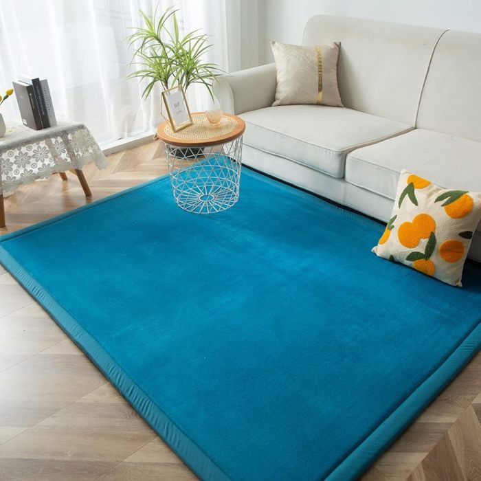Tapis De Luxe épais Antidérapant Et Ultra-doux - Grande Taille  80 X 120 Cm Avec Motifs Arabesque Rouge Turkey Mats P 11407