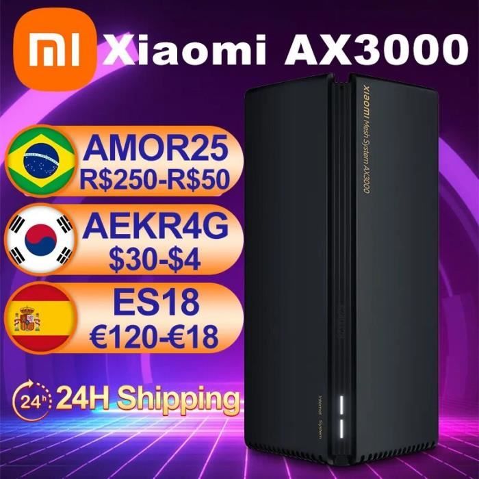 Xiaomi ax3000 - Xiaomi-Répéteur WiFi 6 AX3000 Gigabit, 2.4-5.0GHz