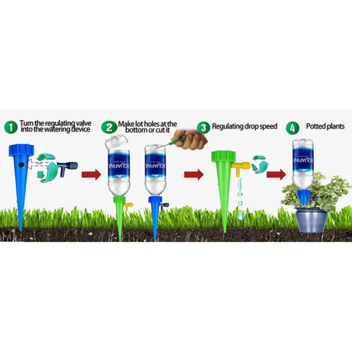 36pcs Irrigation Goutte à Goutte Kit, Réglable Irrigation de Plante  Automatique Plantes Irrigation Système pour Jardin intérieur et - Cdiscount  Jardin