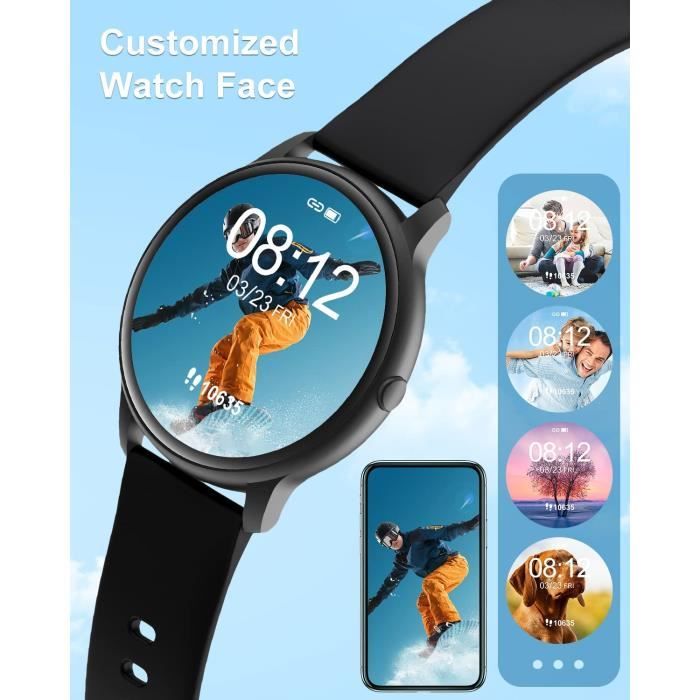 Montre De Fitness Intelligente – Podomètre Étanche Avec Écran LED, Suivi Des Pas, Distance Et Calories – Batterie Longue Durée – Pour Homme Et Femme, Running Et Jogging
