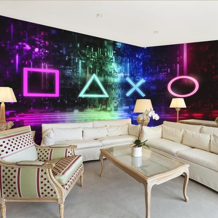 Papier Peint Intissé Carte Du Monde Vintage Laine Papier Peint Salon