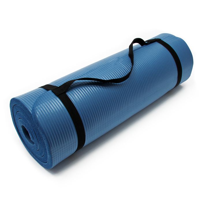 Tapis de yoga 180x60x1.5cm physio fitness a robic gym pilates