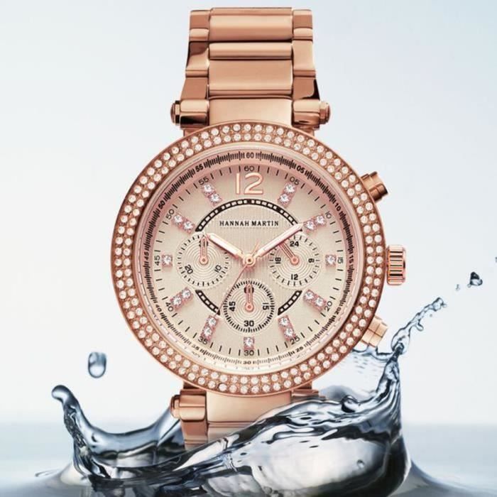 MONTRE BRACELET Montre Femme Top Luxe Montre Quartz en Acier