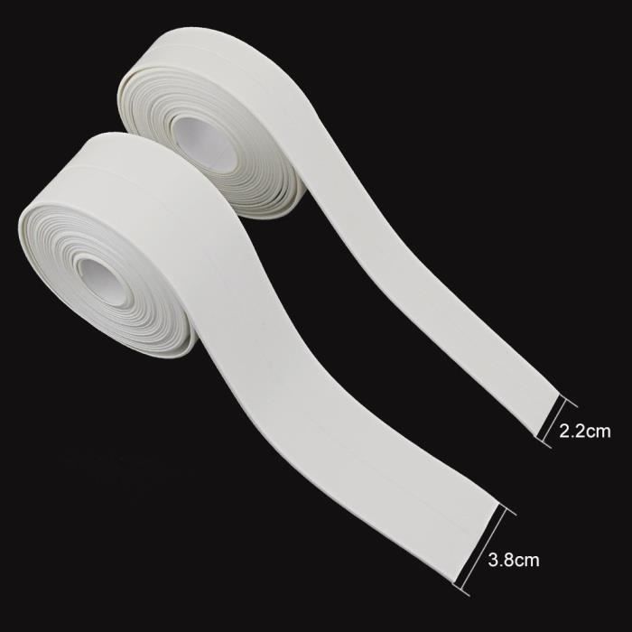 Bande D'Étanchéité Autocollante, 2 Rouleaux Pvc Joint Salle De Bain