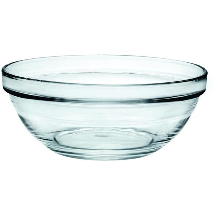 ANNÉES 1970 GRAND saladier Verre transparent Duralex Made in France EUR 22,00 - FR