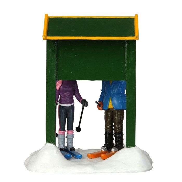 Figurine Lemax 'Lapin Skieur' - Résine Peinte à La Main, Environ 5,5 Cm, Pour Village De Noël - 13