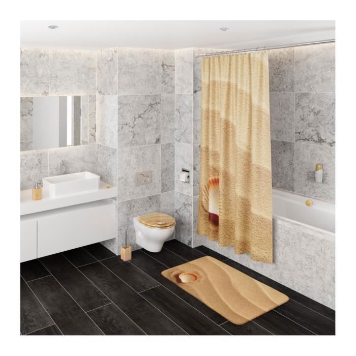 Sanilo Tapis de Salle de Bain Sandy 70 x 110 cm, Tapis de Douche, Absorbant, Antidérapant, Très Doux, Sèche Rapidement, Lavable Sanilo Tapis de Salle de Bain Sandy 70 x 110 cm, Tapis de Douche, Absorbant, Antidérapant, Très Doux, Sèche Rapidement, Lavable