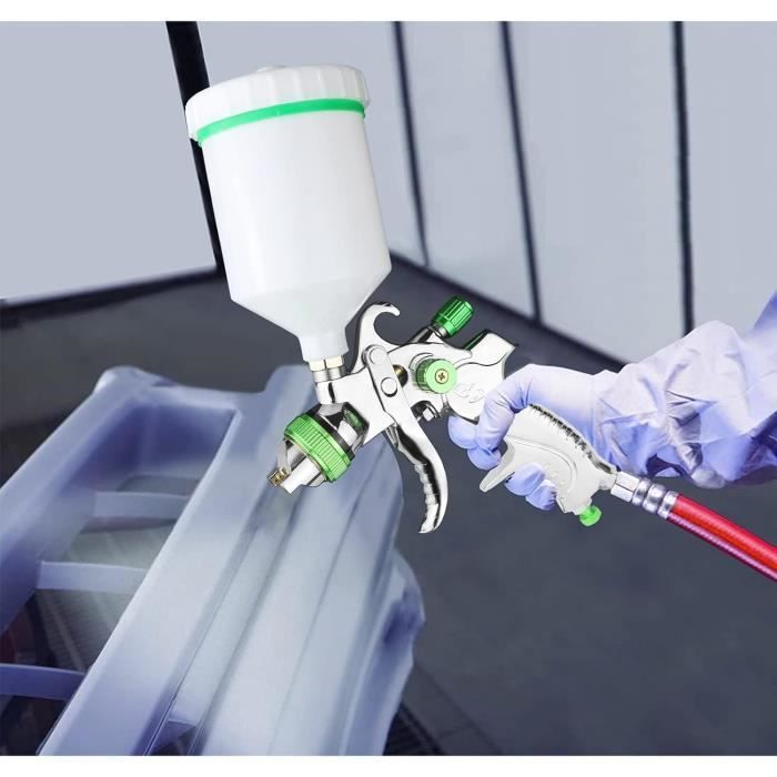 Pistolet à Peinture - H-2000 - Professionnel HVLP - Buse 1,0 Mm - Très