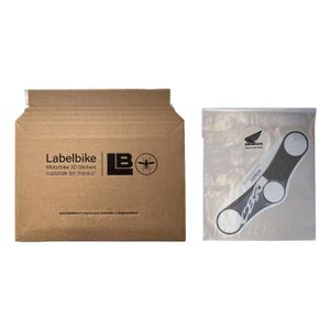 Labelbike - Autocollant 3D Résine Silencieux Moto Honda Forza 350 2022-2023 - Protection Et Décoration Premium