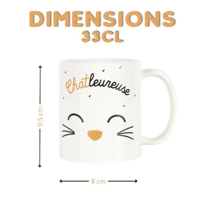 Mug Chatleureuse garni de 20 Chocolats Célébrations, Daim, Milka