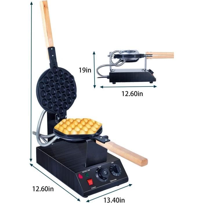 Machine à Gaufres aux Oeufs Bubble Waffle Gaufrier 1400W Électrique  Appareil à Beignet Professionnel Waffle Egg Cake Maker [181] - Cdiscount  Electroménager