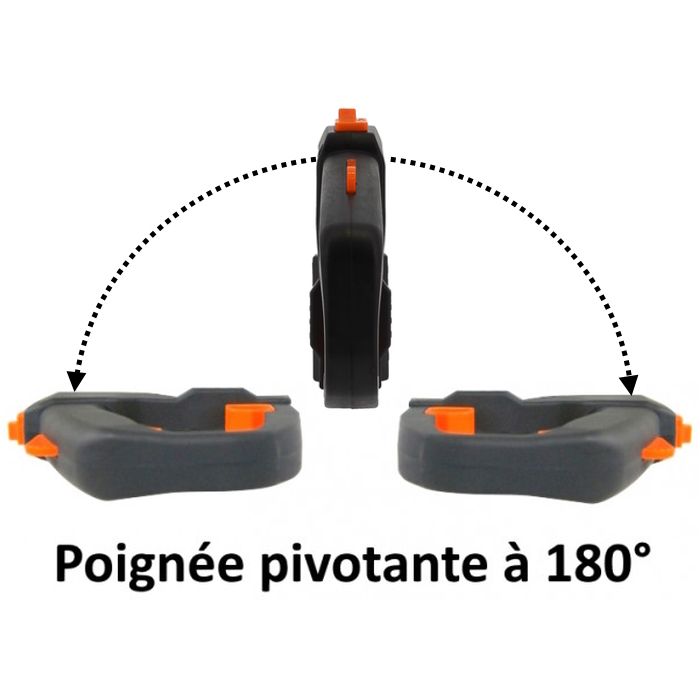 Harnais Pour Holster Épaule Rigide Droitier Polymère Noir - Amomax