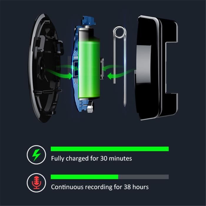 Mini Caméra Espion Cachée USB-C 1080p Avec Enregistrement Audio - Porte-clés Discret, LED Désactivable, Carte MicroSD - Modèle CW785