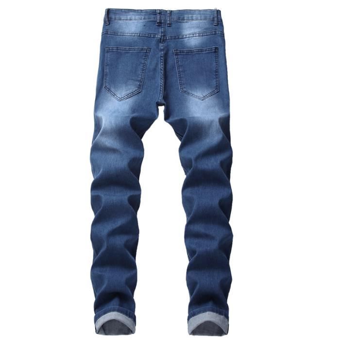 Jean troué clearance homme marque