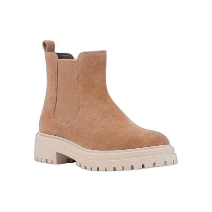 Bottines femme Geox Iridea Daim-Nubuck Sand Taille 39