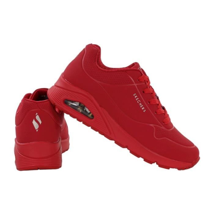 Chaussures SKECHERS Uno Stand ON Air Rouge Femme Adulte