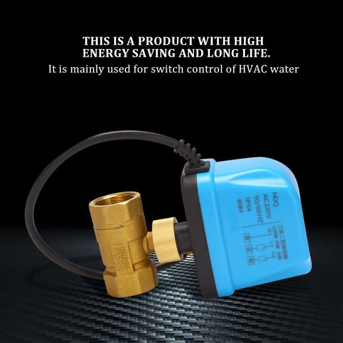 Vanne De Dérivation Zone MUT SF25 3 Voies Neuf - Pour Eau Chaude 220V, Référence 7.001.01808