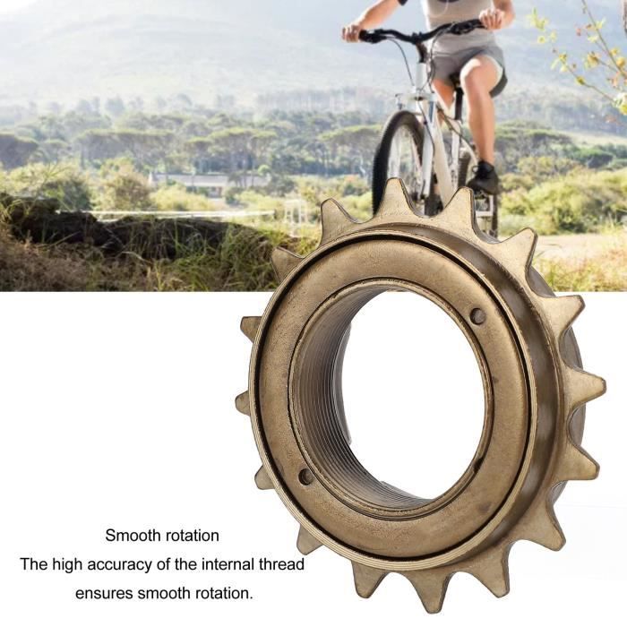 Roue Libre Vélo Single Speed 12T/14T/16T Acier - Volant Moteur Doré - Fixie Et Vélo Route