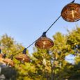 Guirlande lumineuse extérieur - LUMISKY - COTTAGE - 5.70 m - 10 globes transparents - LED blanc chaud-3