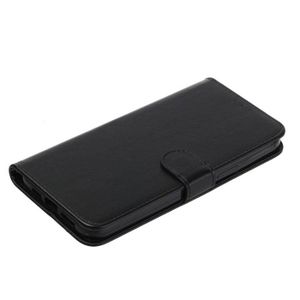Housse/étui Slim Magnétique Pour Sony Xperia E - Noir, En Cuir écologique - Coque Anti-chocs