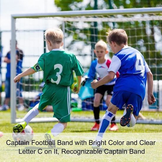 6 Pièces Brassard Capitaine Foot Enfant, Brassard Capitaine