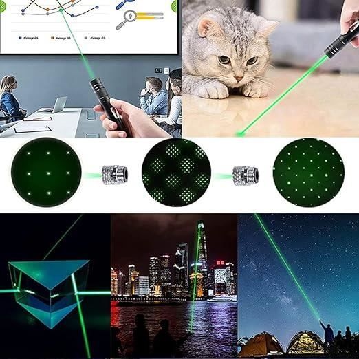 Lampe de poche - TMISHION - Modèle à lumière verte - Zoomable - Alliage